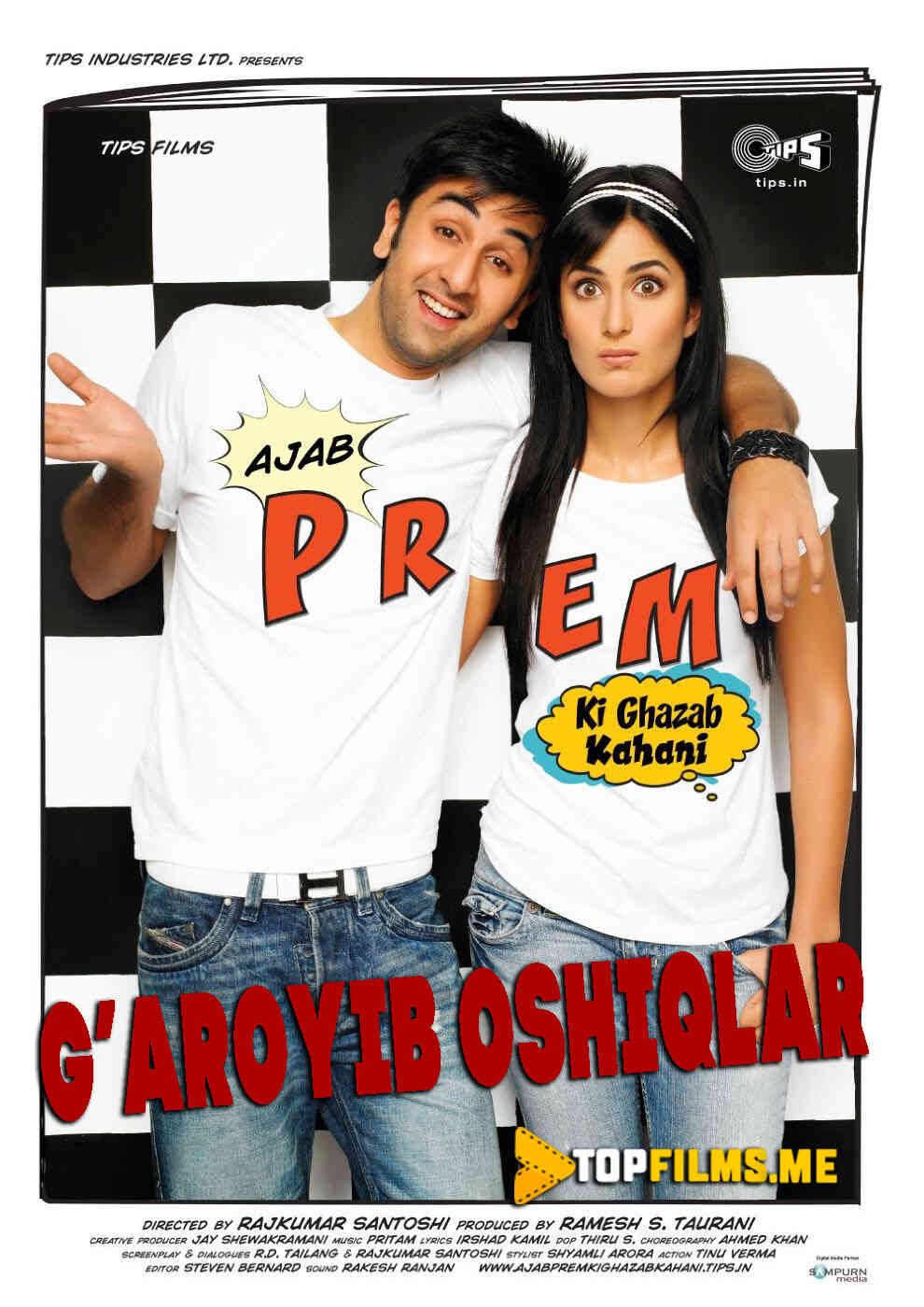 G'aroyib oshiqlar Uzbek tilida 2009 hind kino skachat FHD